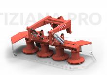 Челно монтирани барабанни косачки с кондиционер Maschio Tiziana Pro F