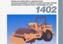 Еднобандажни валяци Case 1402PD