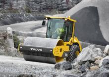 Еднобандажни валяци Volvo SD160B