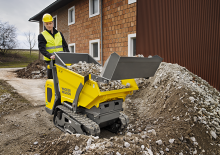 Електрически верижни самосвали Wacker Neuson DT10e