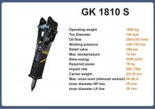 Хидравлични чукове Italdem GK 1810 S 