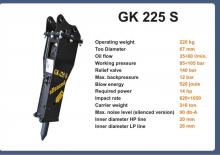 Хидравлични чукове Italdem GK 225 S 