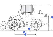 Колесна дозаторна машина Komatsu WD 600