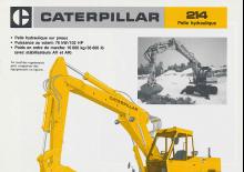 Колесни екскаватори Caterpillar 214