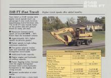 Колесни екскаватори Caterpillar 214B