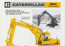 Колесни екскаватори Caterpillar 224