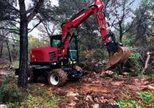 Колесни екскаватори Yanmar B75W TPA 