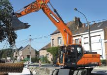 Колесни екскаватори Doosan DX190W