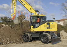 Колесни екскаватори Komatsu PW140-7