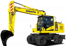 Колесни екскаватори Komatsu PW180-11E0