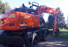 Колесни екскаватори Hitachi ZX140W-6