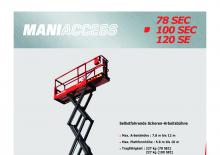 Колесни ножични автовишки Manitou 78 SEC