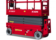 Колесни ножични автовишки MAGNI ES1008OF