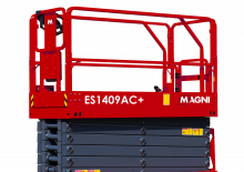 Колесни ножични автовишки MAGNI ES1409AC+
