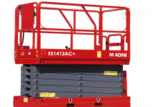 Колесни ножични автовишки MAGNI ES1412AC+