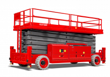 Колесни ножични автовишки MAGNI HS3730RT 