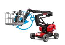 Колесни повдигачи с подвижна стрела Manitou ATJ 46 e
