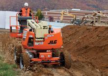 Колесни повдигачи с подвижна стрела JLG 340AJ