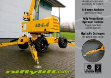 Колесни повдигачи с подвижна стрела Niftylift SD 34 T