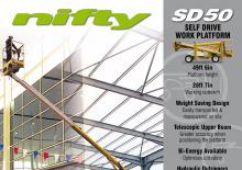 Колесни повдигачи с подвижна стрела Niftylift SD 50
