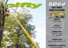 Колесни повдигачи с подвижна стрела Niftylift SD 64