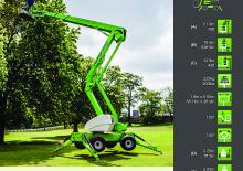 Колесни повдигачи с подвижна стрела Niftylift SD210