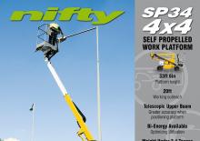 Колесни повдигачи с подвижна стрела Niftylift SP 34