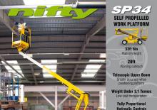 Колесни повдигачи с подвижна стрела Niftylift SP 34 Standard
