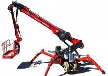 Колесни повдигачи с подвижна стрела Platform Basket SPIDER 25 WE
