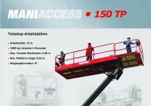 Колесни телескопични подемници Manitou 150 TP
