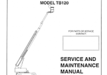 Колесни телескопични подемници Terex Aerials TB 120
