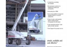 Колесни телескопични подемници Terex Aerials TB 66