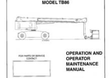 Колесни телескопични подемници Terex Aerials TB 86
