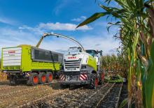 Комбайн за фураж 2-WD (задвиждане на две колела) Claas Jaguar 870