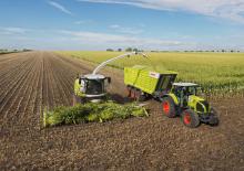 Комбайн за фураж 4-WD (задвиждане на четирите колела) Claas Jaguar 970