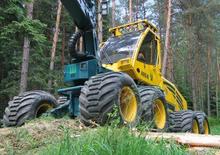 Колесни харвестъри HSM 405 H2 8WD