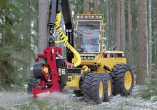 Колесни харвестъри Caterpillar 580