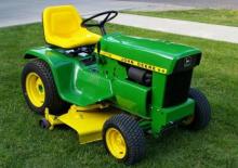 Косачки за трева и градински трактори John Deere 112