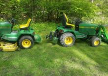 Косачки за трева и градински трактори John Deere 425