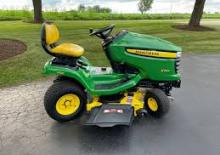 Косачки за трева и градински трактори John Deere X304