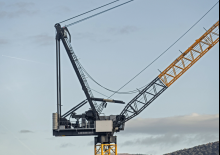 Кулокран - товароподемна накланяща се стрела - горно въртене Liebherr 620 HC-L 18/36