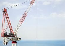 Кулокран - тролейна стрела - горно въртене Terex Comedil (Zeppelin) CTL 650F-45