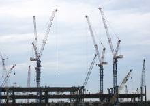 Кулокран - товароподемна накланяща се стрела - горно въртене Comansa LCL 500