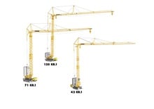 Кулокран - тролейна стрела - долно въртене Liebherr 120 KR.1 (FU)