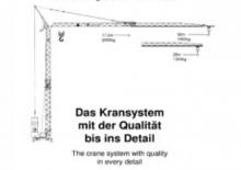 Кулокран - тролейна стрела - долно въртене König K 1030 H (2m) FU-Hub