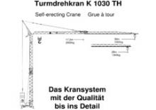 Кулокран - тролейна стрела - долно въртене König K 1030 TH