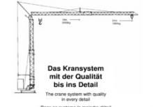 Кулокран - тролейна стрела - долно въртене König K 31 S-2,6 m (2/4 )