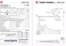Кулокран - тролейна стрела - долно въртене Terex Peiner SMK 204-2,0 m