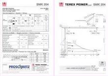 Кулокран - тролейна стрела - долно въртене Terex Peiner SMK 204-2,95 m