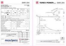 Кулокран - тролейна стрела - долно въртене Terex Peiner SMK 204-2,95 m